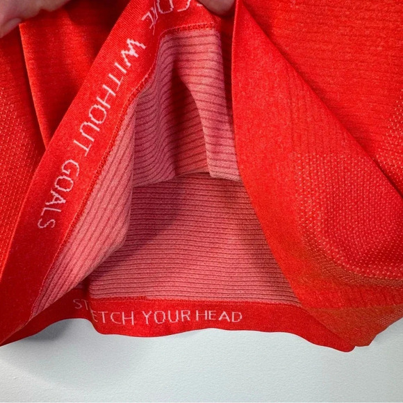 Lululemon Men's Orange Metal Vent Tech Athletic Short Sleeve Shirt - Picture 8 of 13